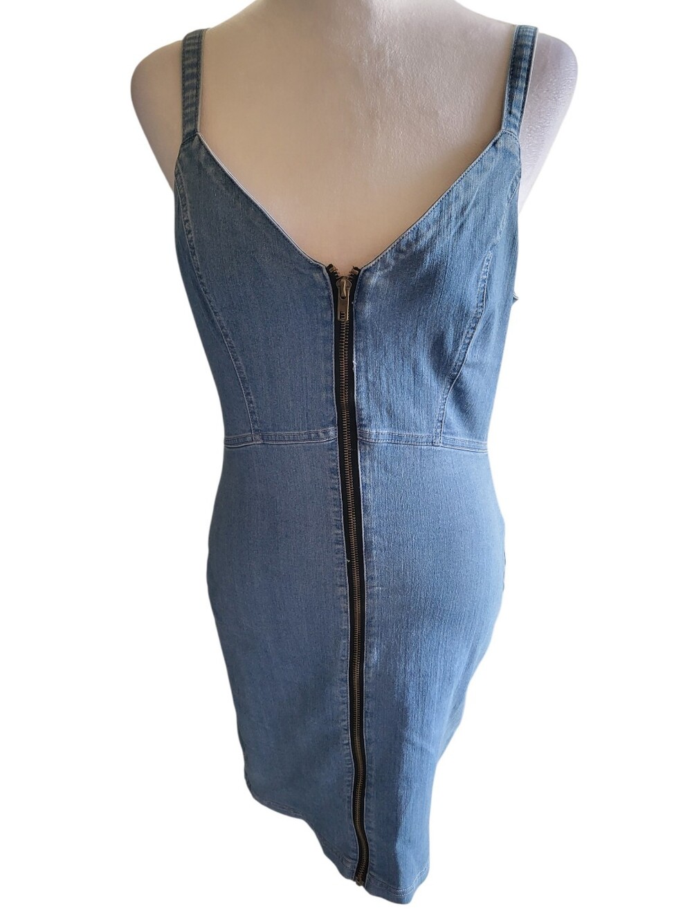 Haute Monde Denim Dress Blue sz M